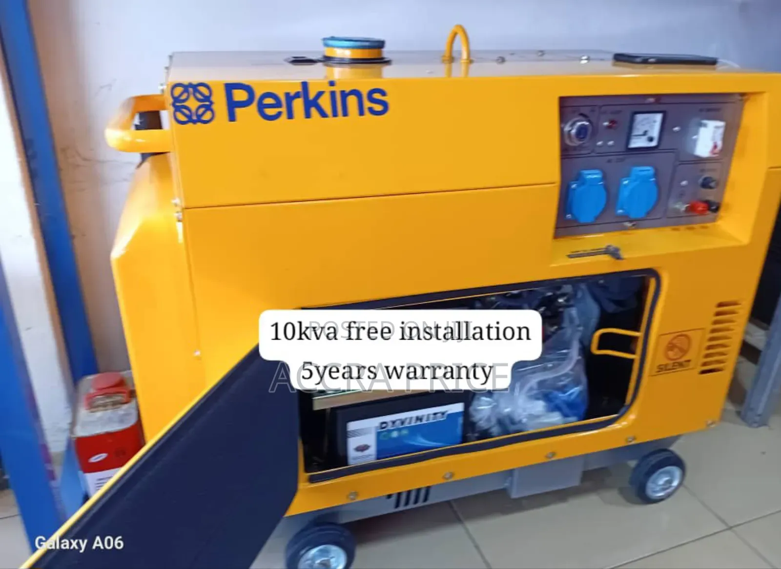 Reduced Emissions Perkins 10kva Diesel 13000watts Diesel