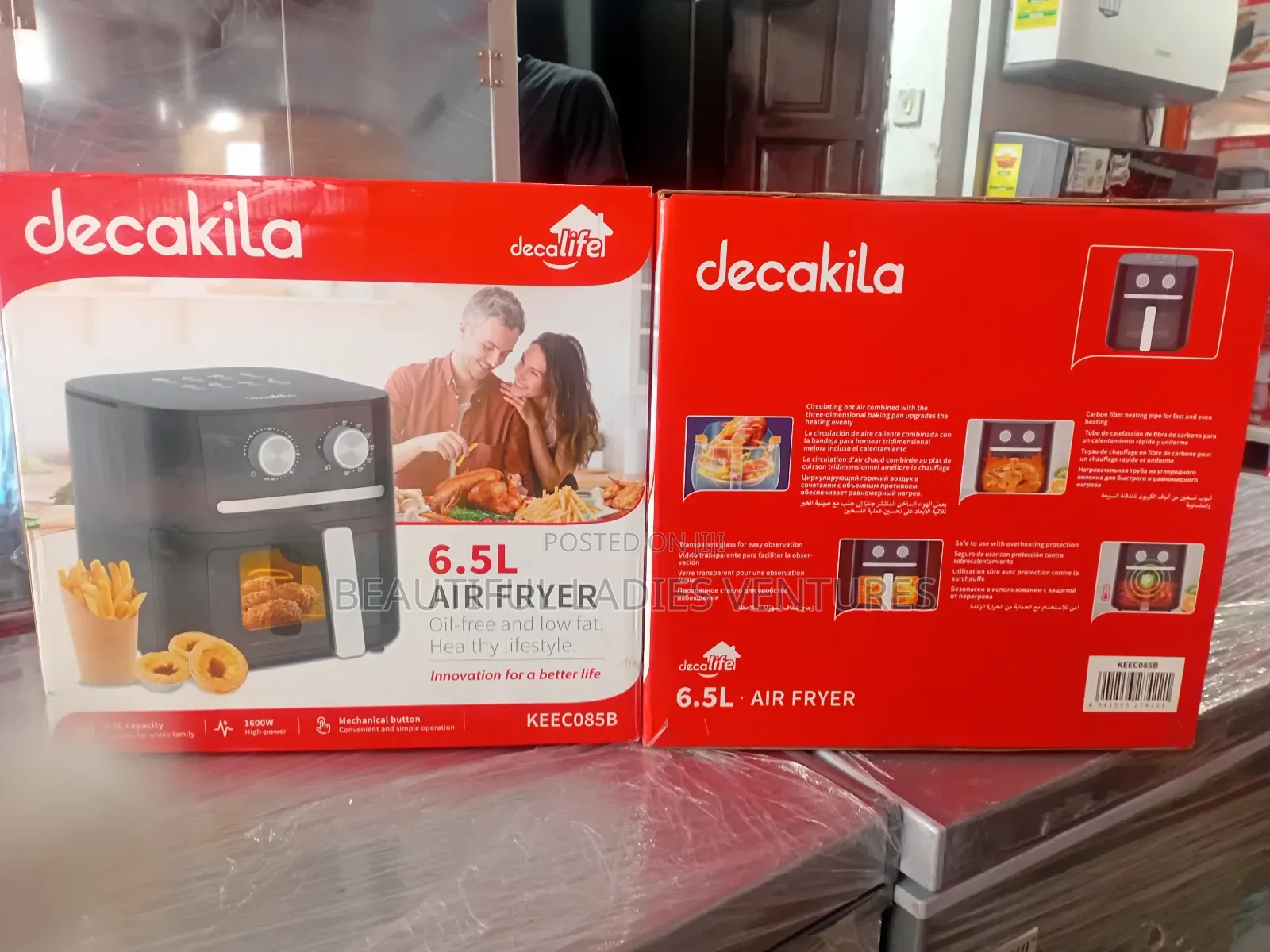Keec085b Decakila Air Fryer - Oil-Free and Delicious
