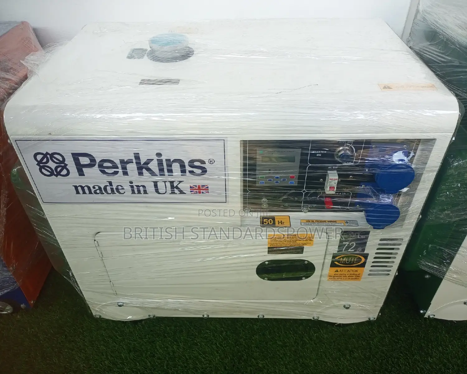 Effortless Uk Perkins Geneset Diesel Engine White 10kva Gen