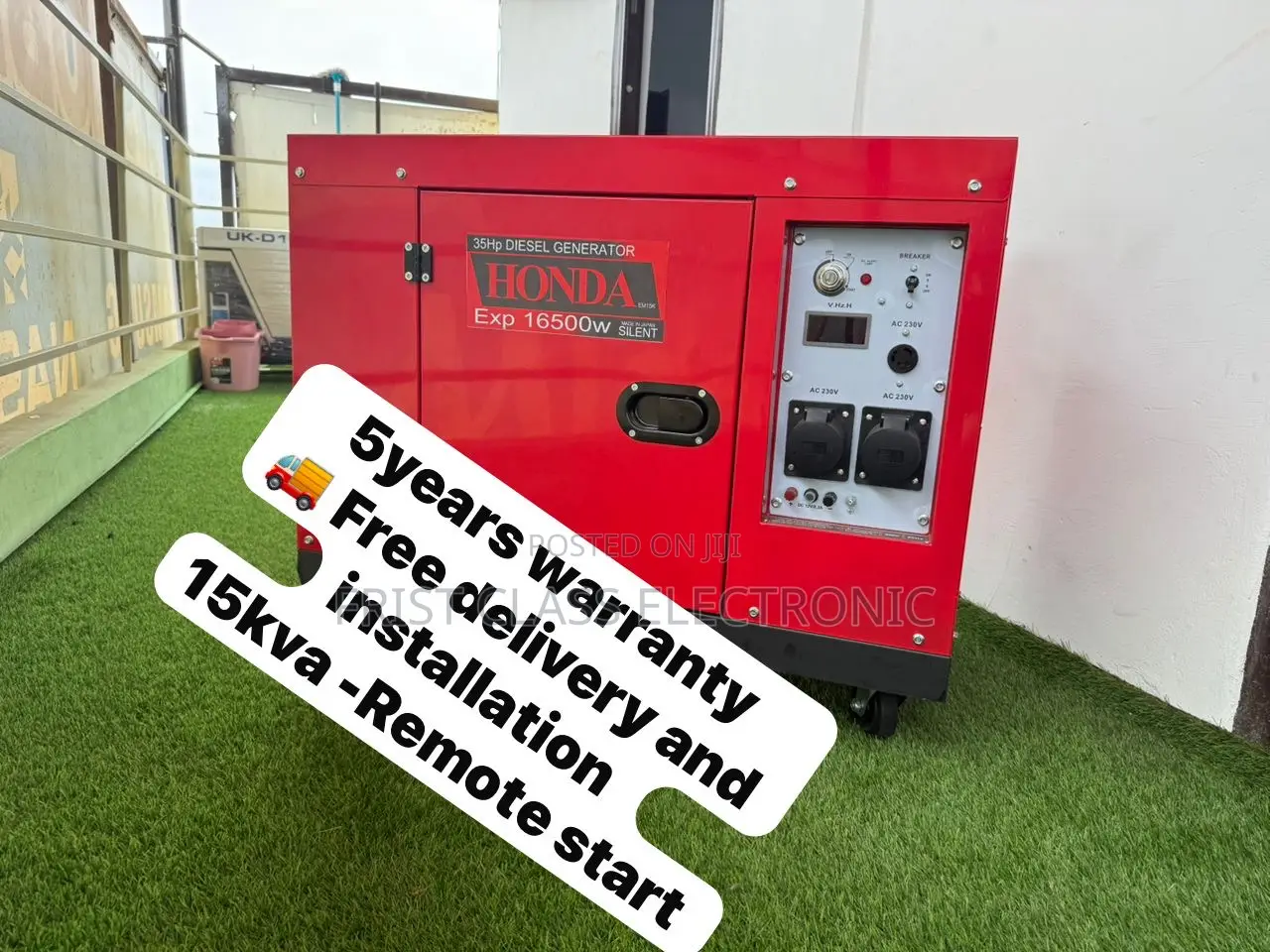Remote 15kva -16500wax Honda Generator New in Box