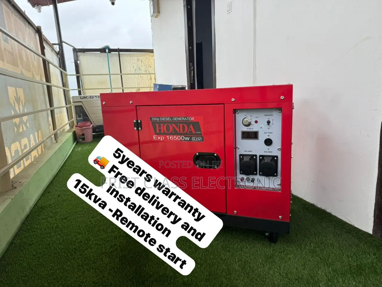 Generator 15kva Diesel Silent Remote Start Generator