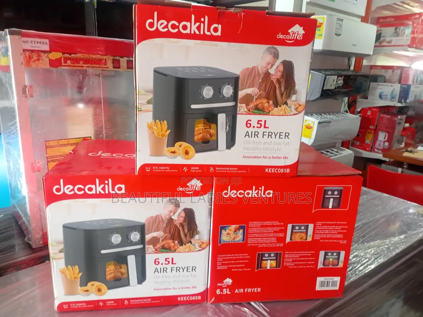 Decakila 6.5l Air Fryer - Healthy Cooking Made Easy