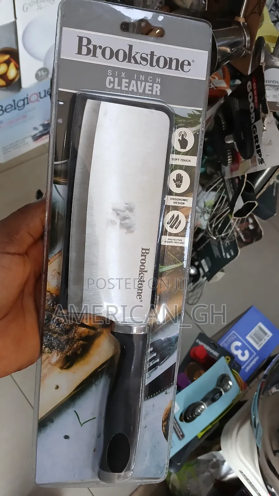 Brookstone 6" Cleaver Knief