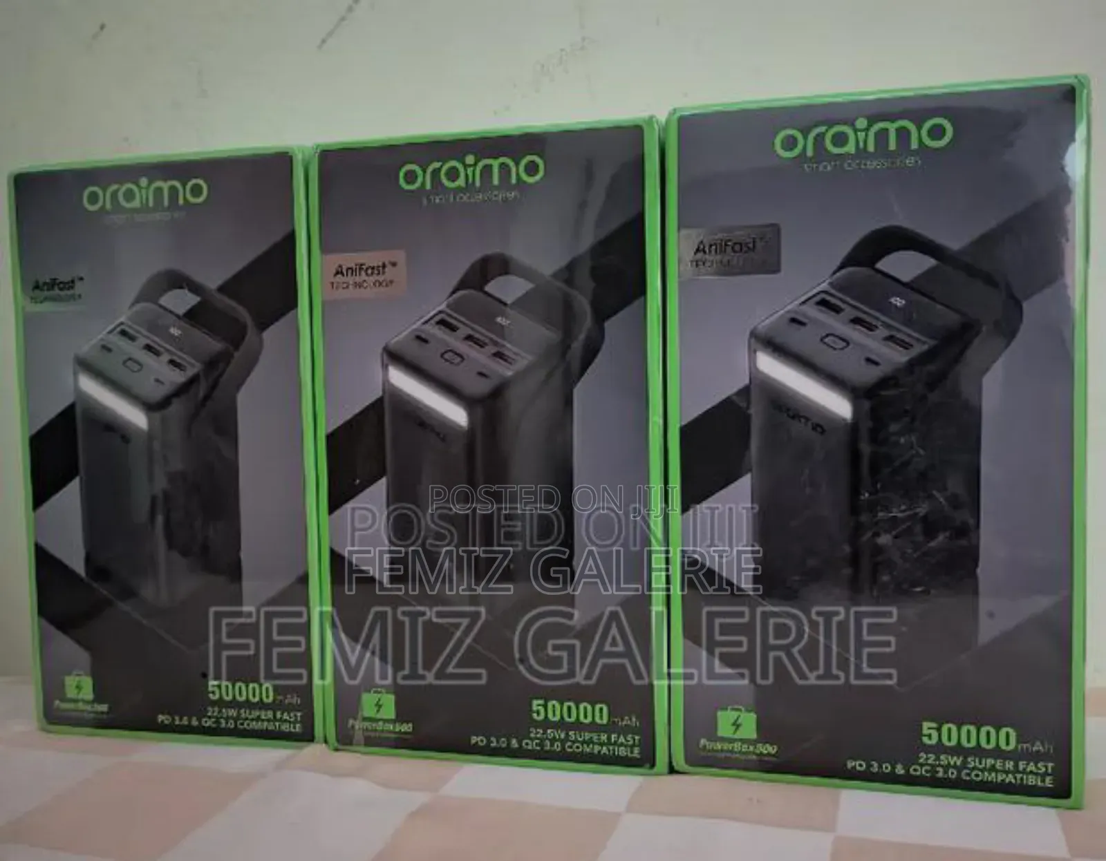 Powerbox 500 50000mah 22.5w Power Bank