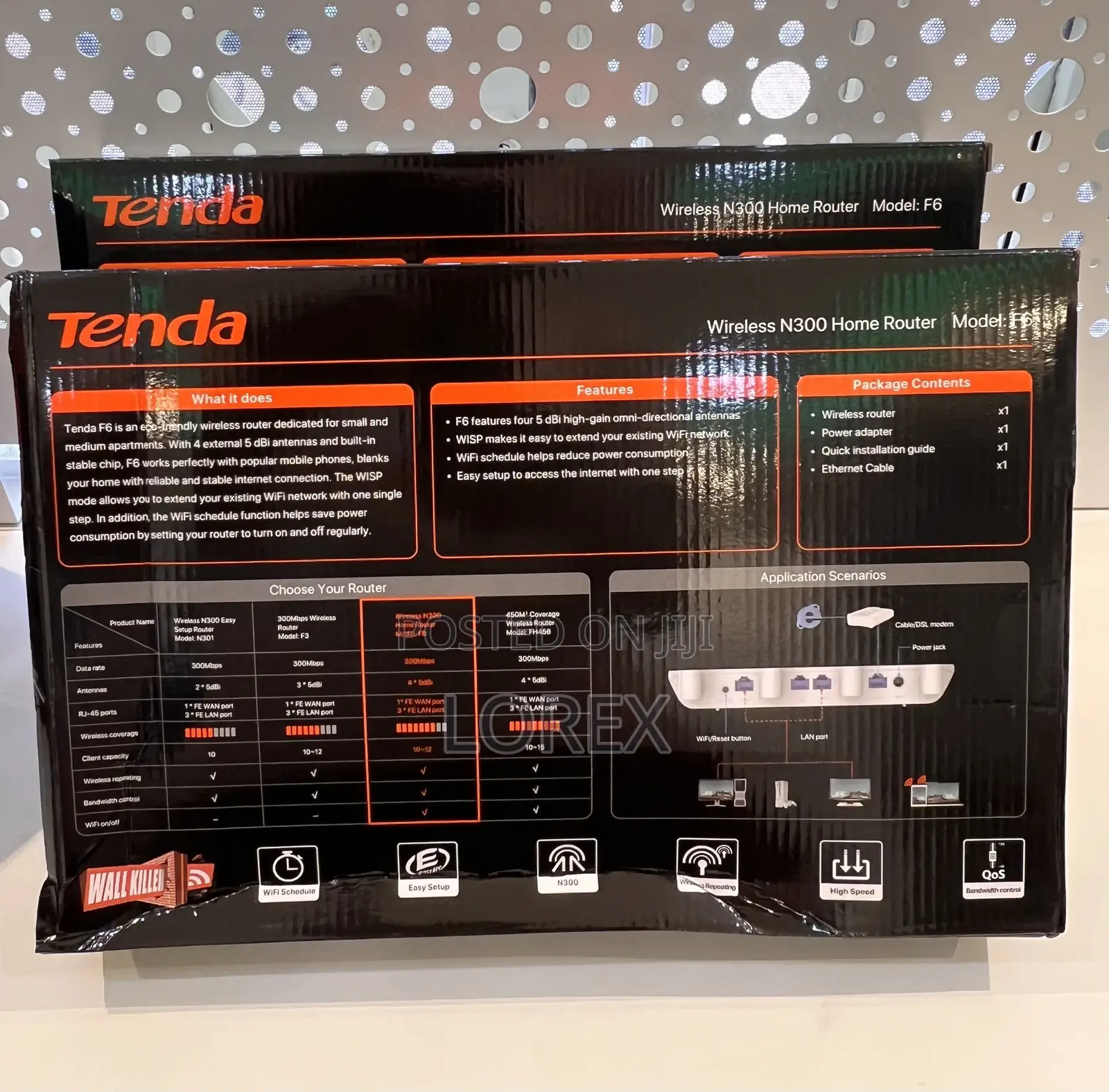 Tenda F6 Wireless N300 Router Broadband