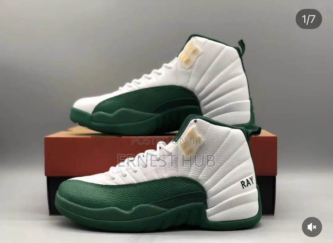Air Jordan 12 White Green