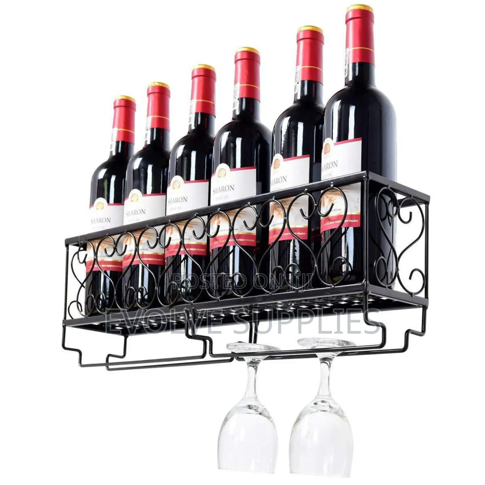 Rectangular Wine Bottle Rack