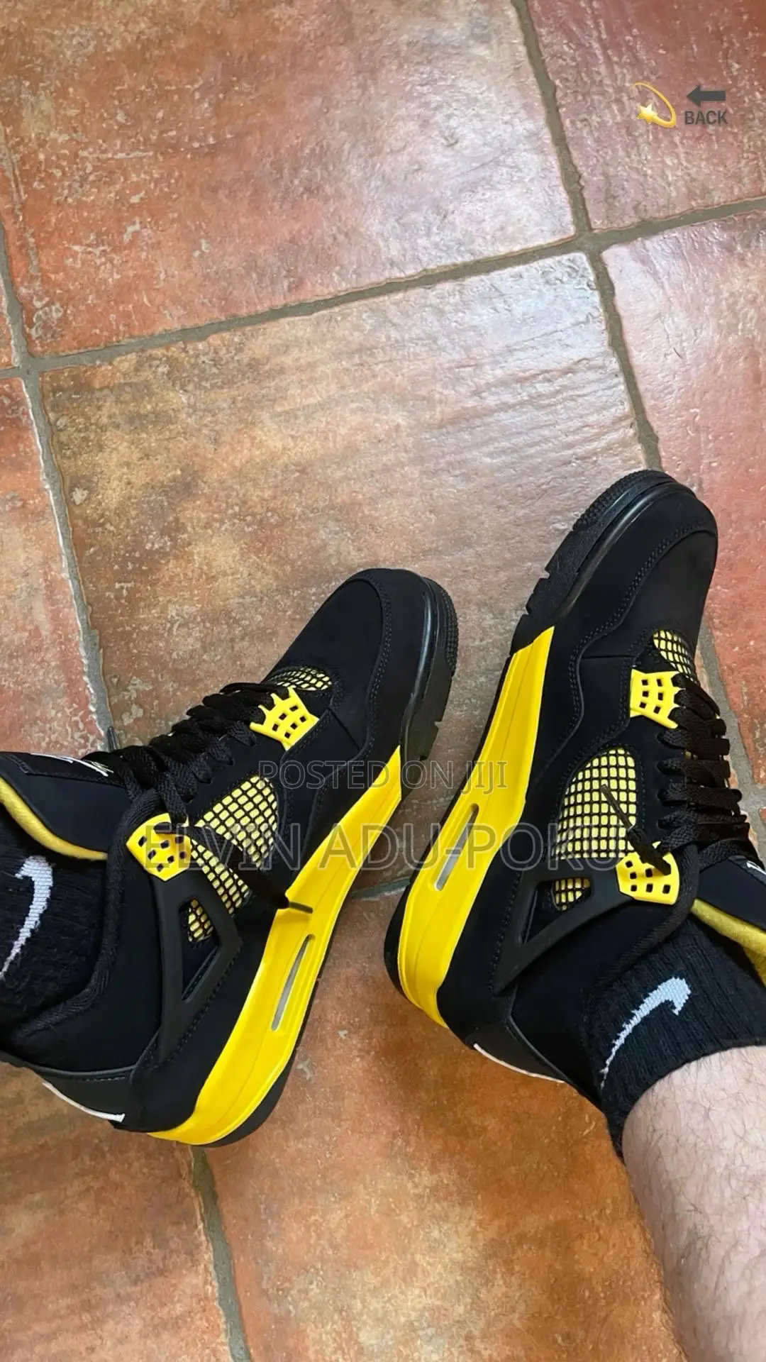 Air Jordan 4 Retro Yellow Thunder