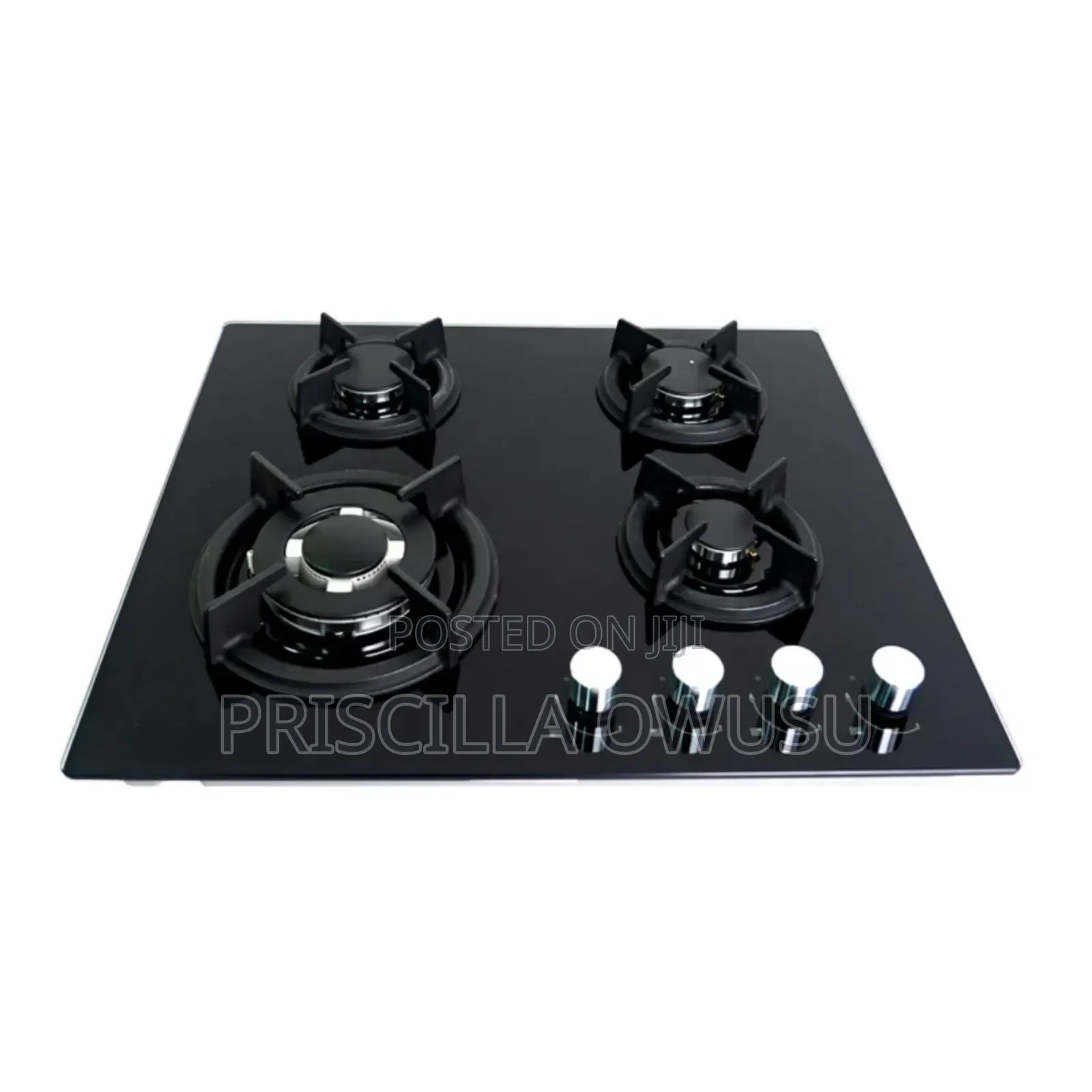 4 Burner Glass Inbuilt Gas Cooker