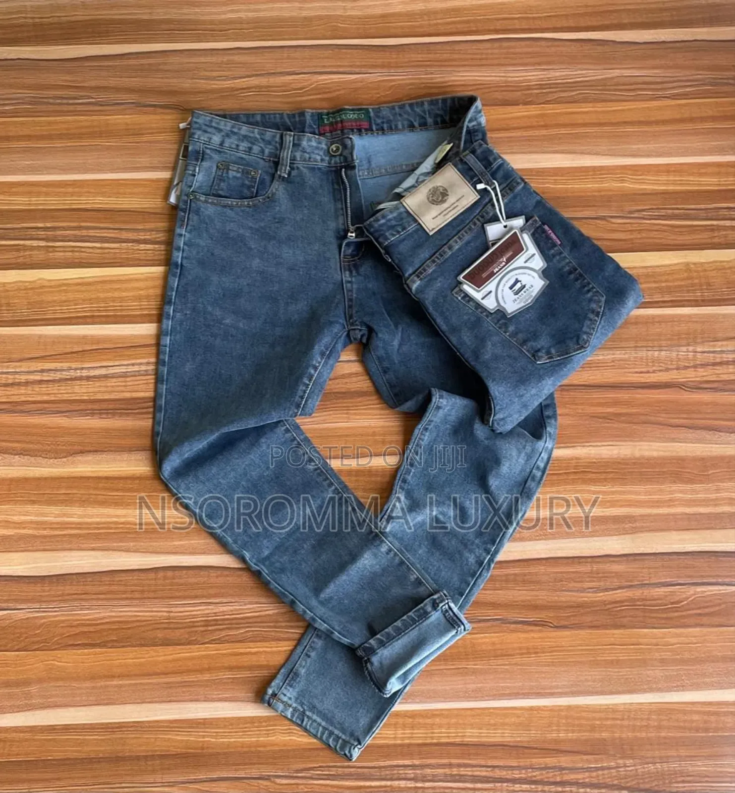Turkish Plain Jeans Trousers for Men