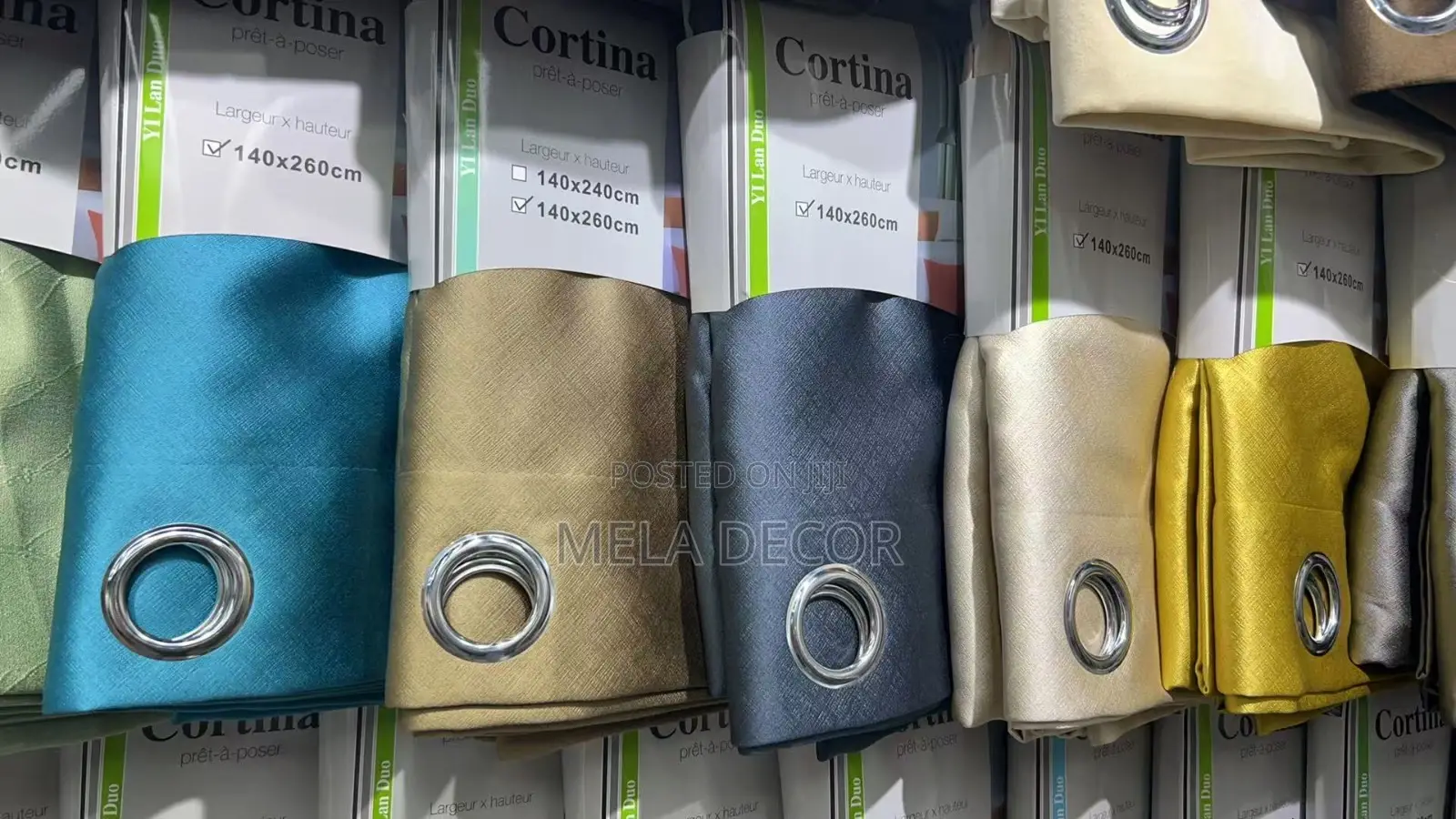 100% Premium Cotton Blackout Curtains