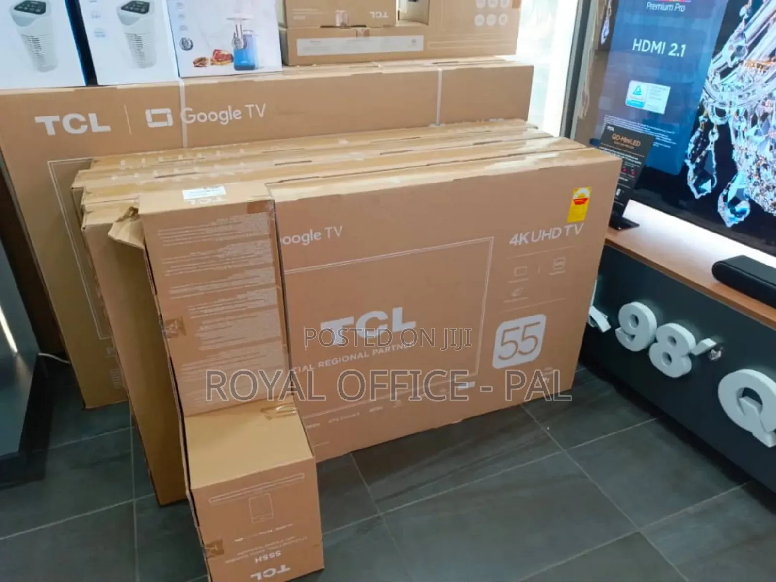Neatly Sealed TCL Brill 55 Inches Boxed Tv