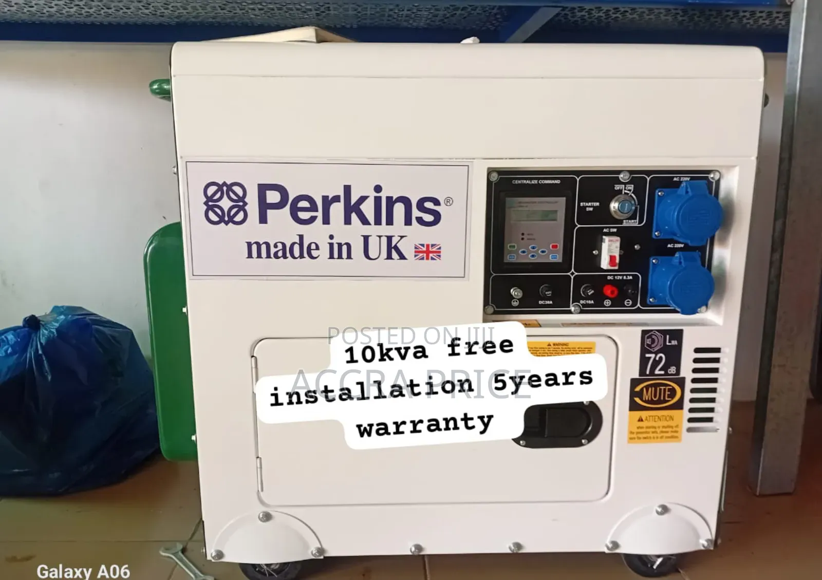 Perkins Gen Pro Series 10kva 13000wats Diesel Generator