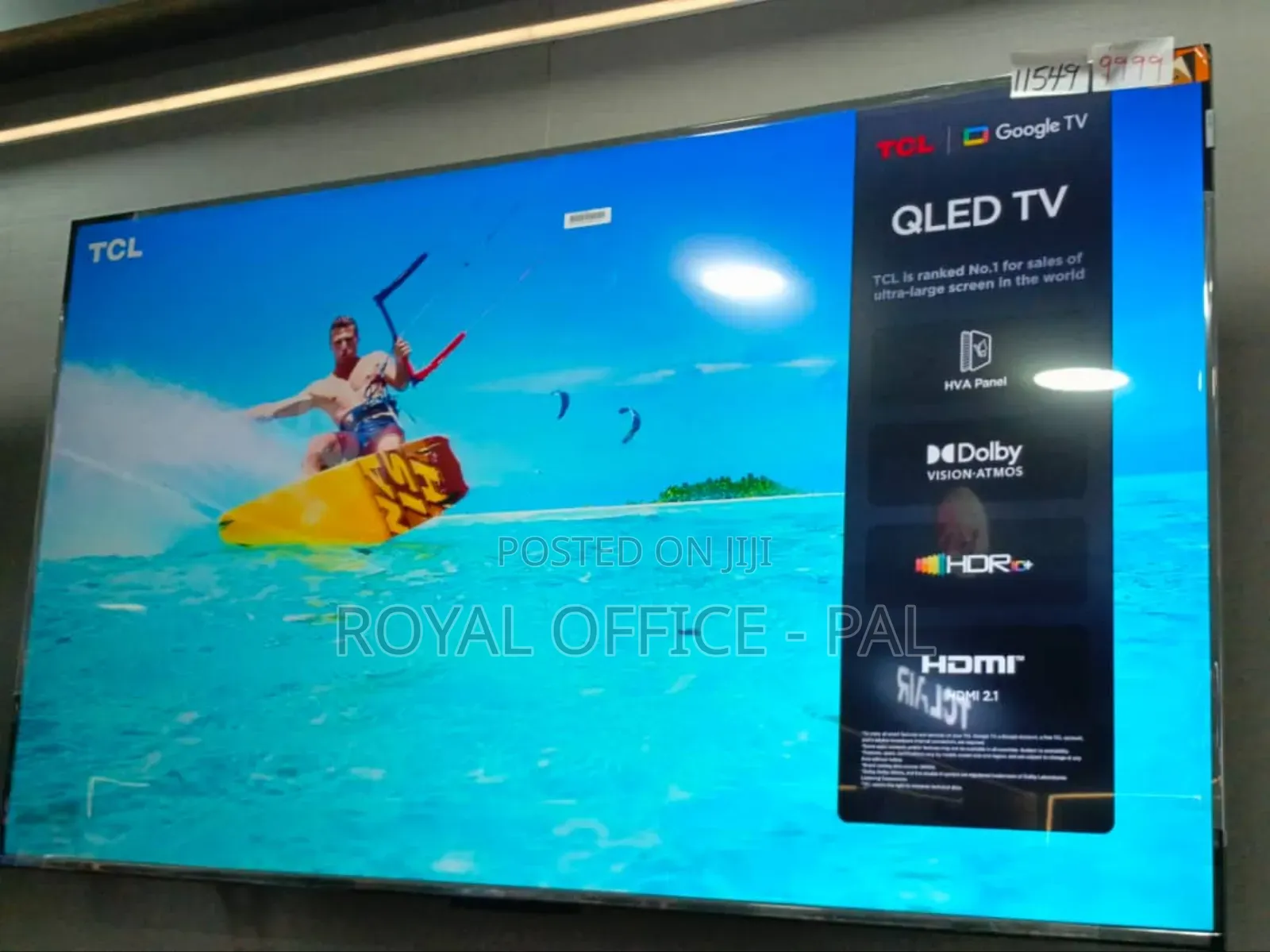 New TCL Q-Led Mini Television 55 Inch Set