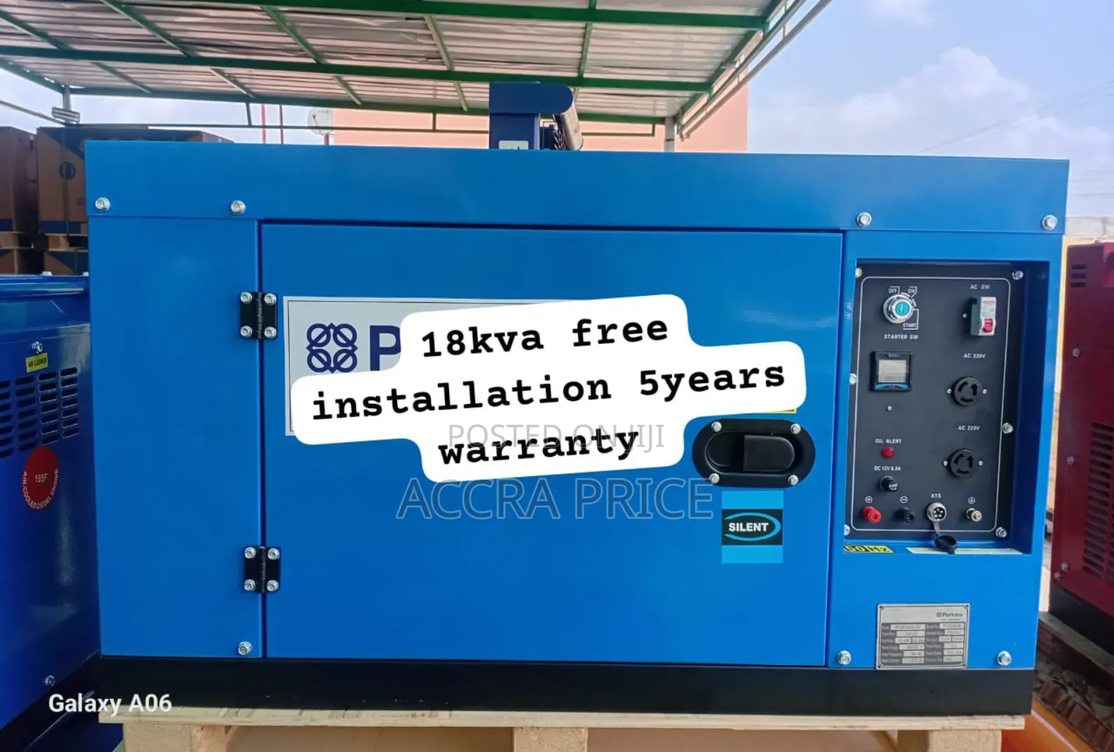 Quiet Perkins Aircraft 18kva Diesel Generator 18kva Diesel