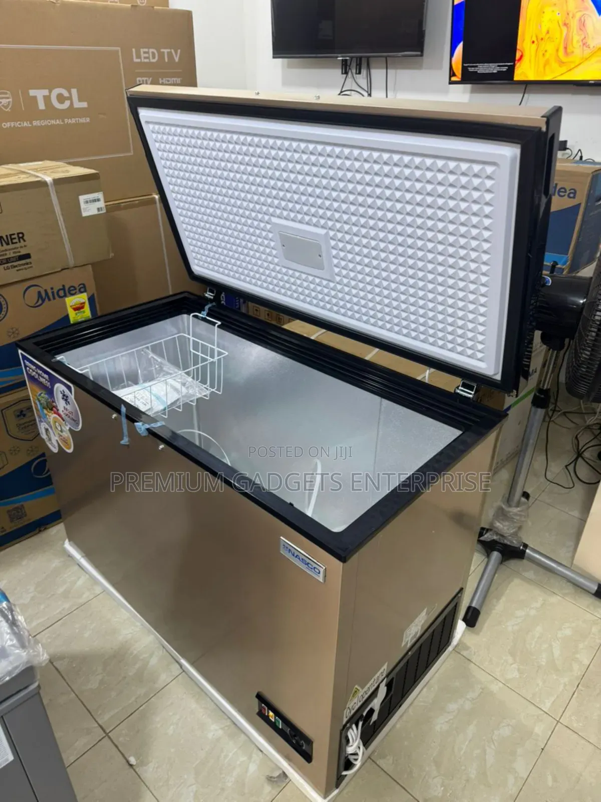 Nasco Powerful Compressor 318ltr Chest Freezer.