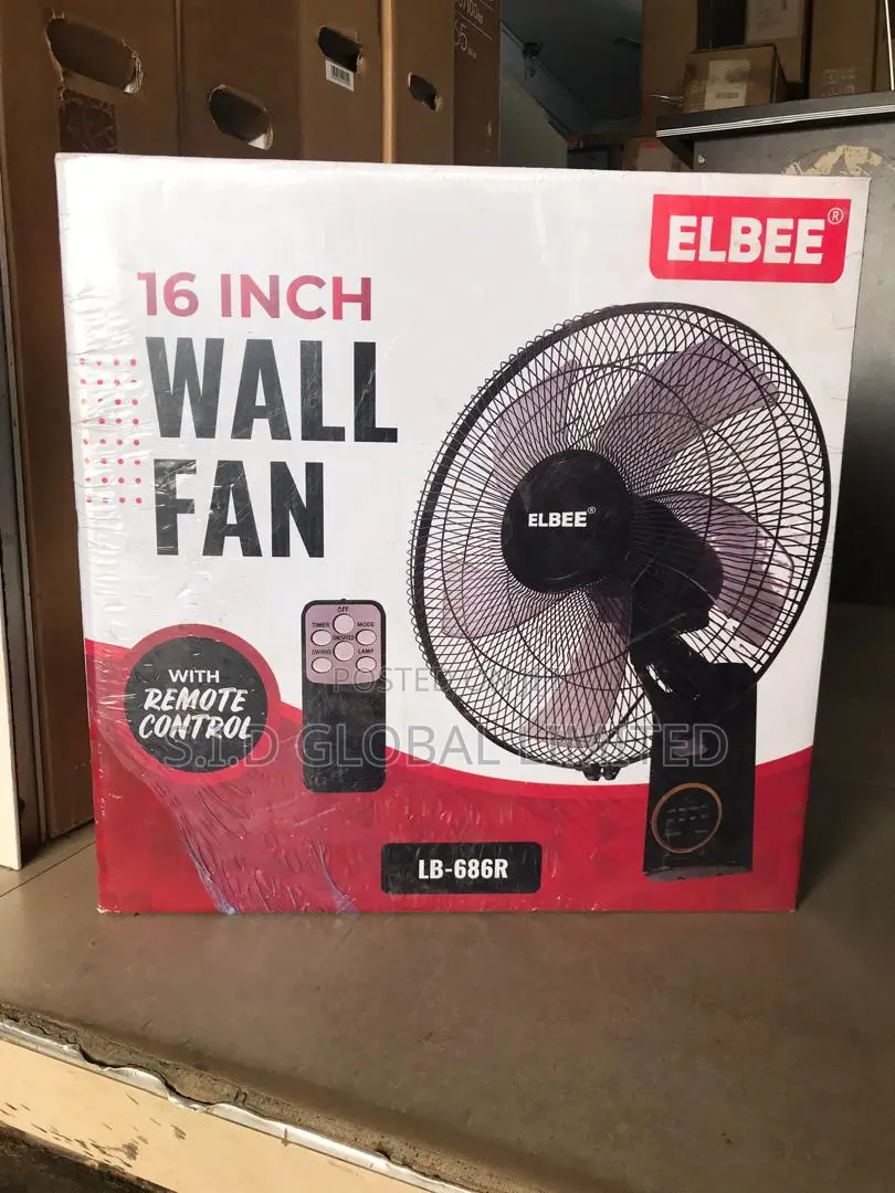Remote Controlled Lb686r 16inchs Elbee Fan