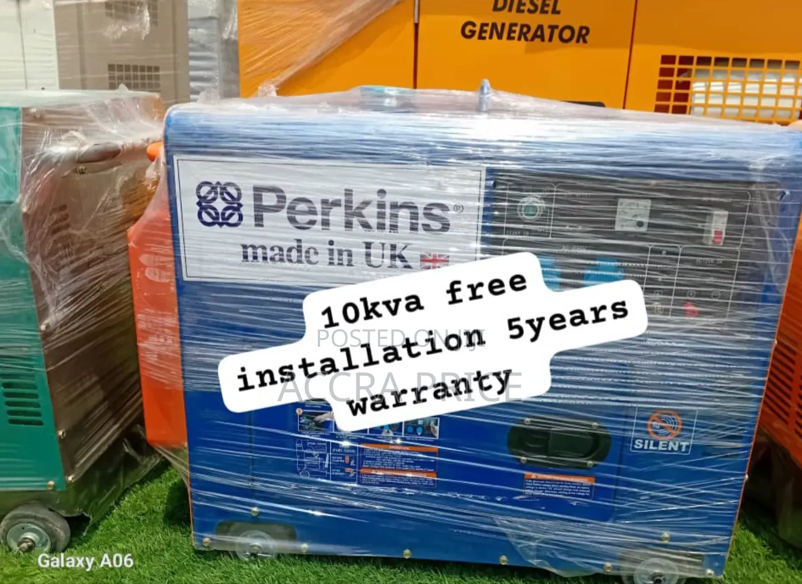 Perkins All Day Powered Perkins 10kva Diesel 13000watts
