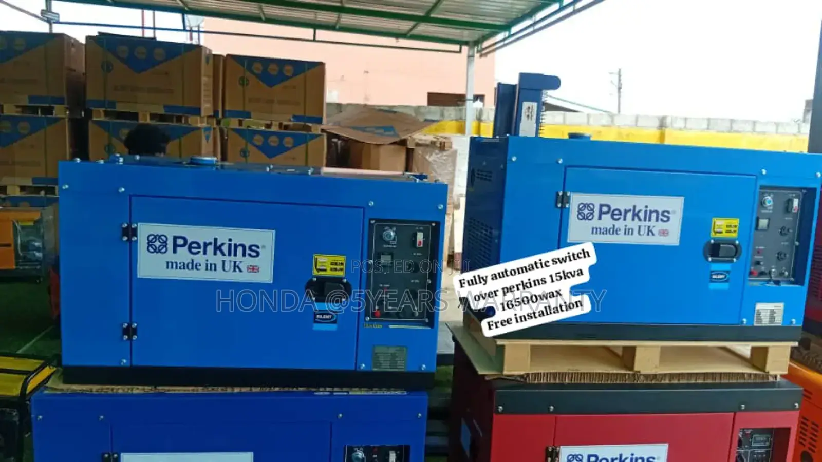 Home Energy Solutions Perkins 15kva 16500wax Generator 15kva
