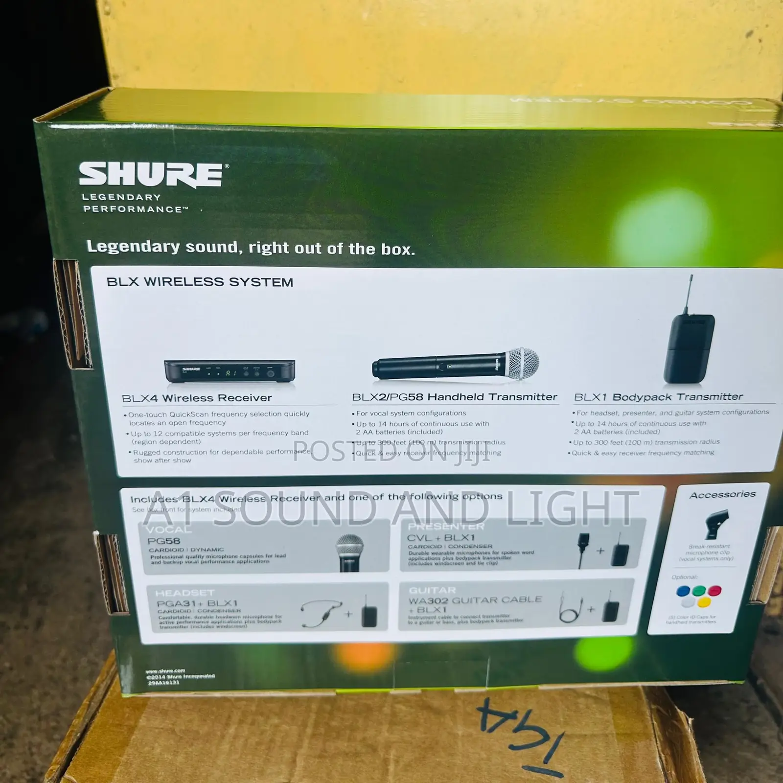 Shure Blx4/Beta58a Wireless Microphone System