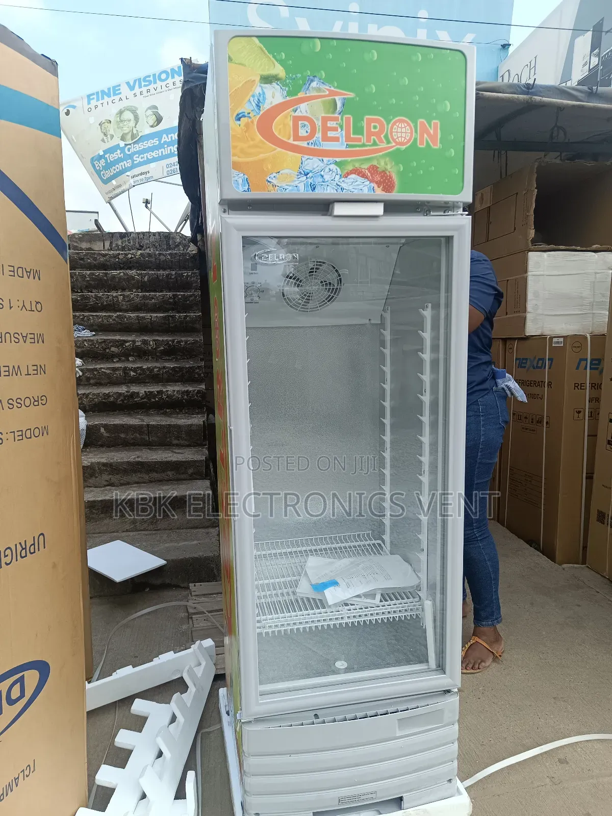 Delron 193liter Showcase Refrigerator