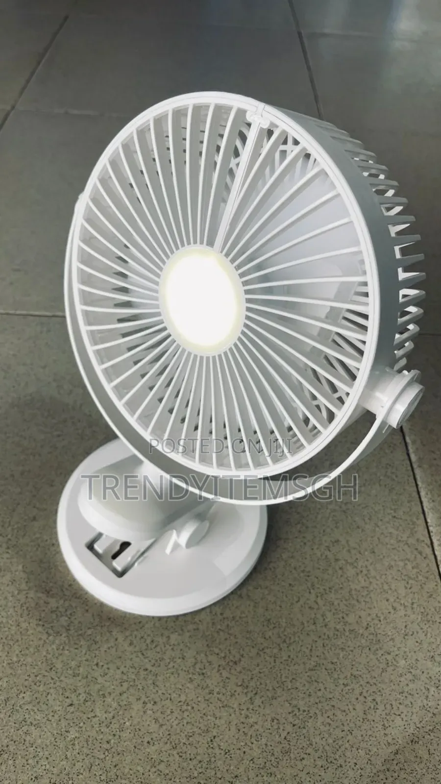 Rechargeable Table Clip on Fan (6 Inches)