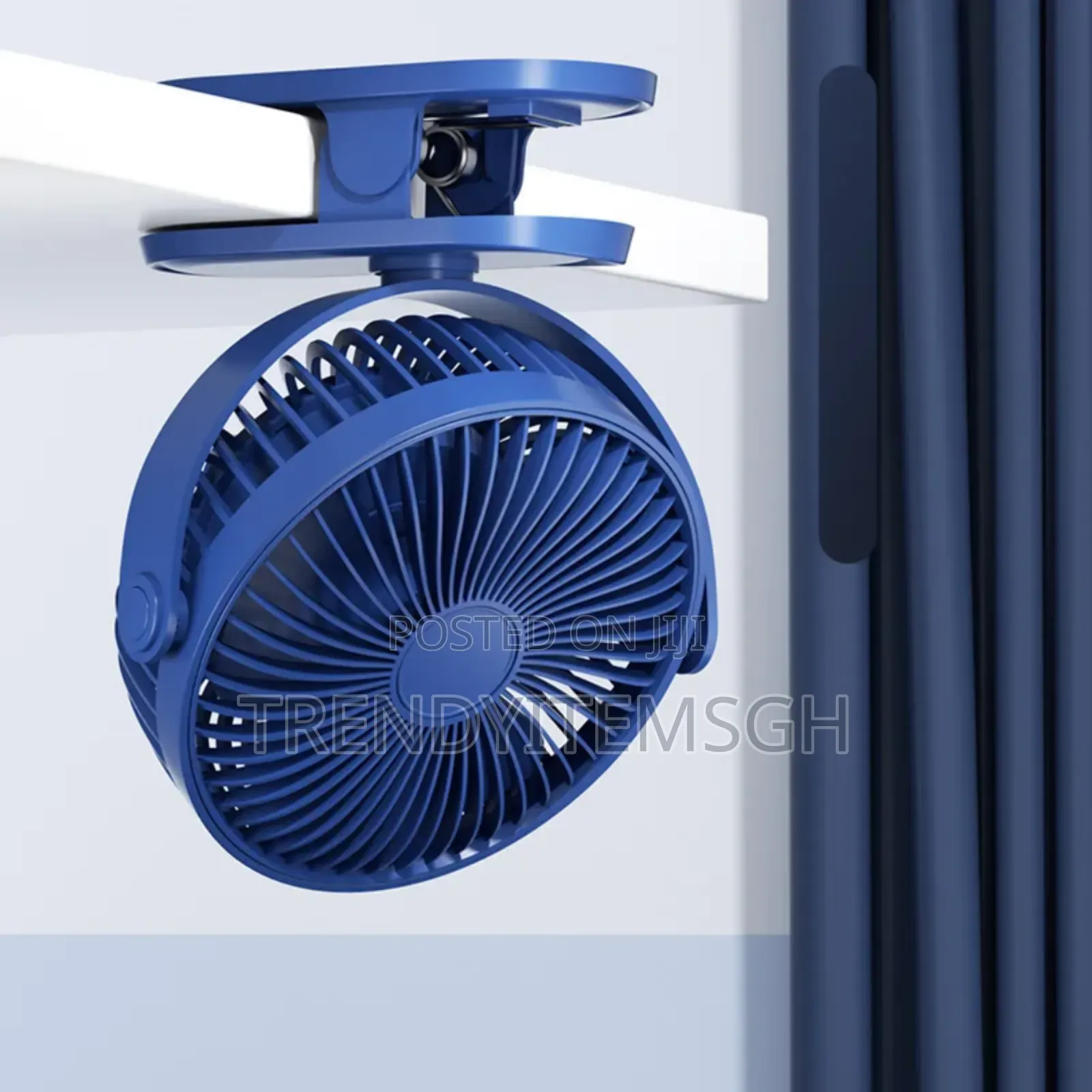 Rechargeable Table Clip on Fan (6 Inches)