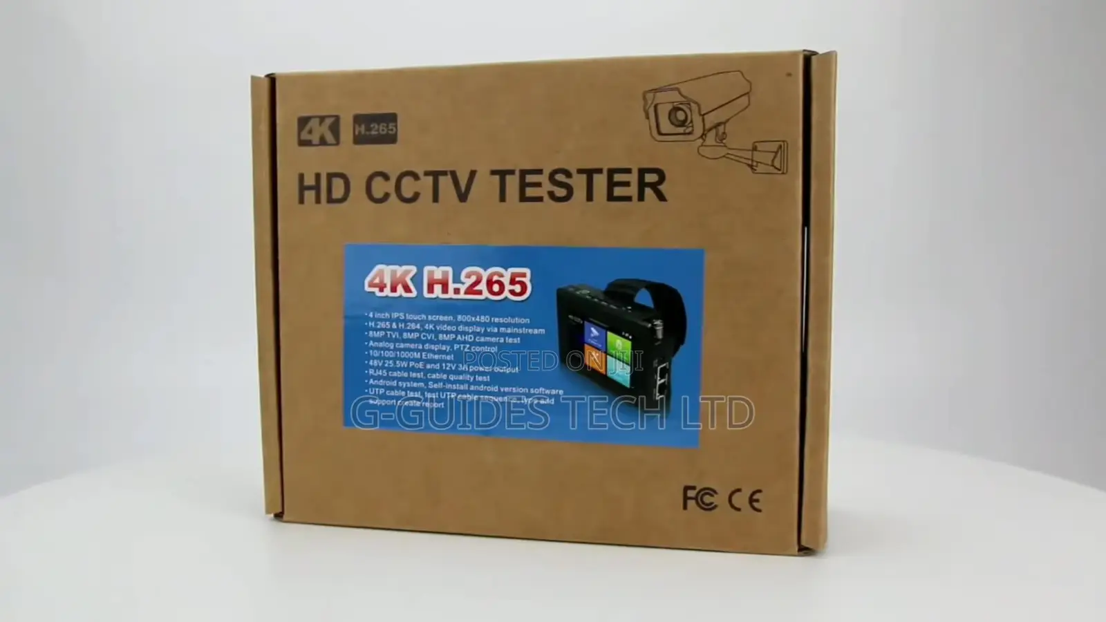 5 in 1 CCTV Camera Tester for Ip and Analog Cameras Up to 8mp