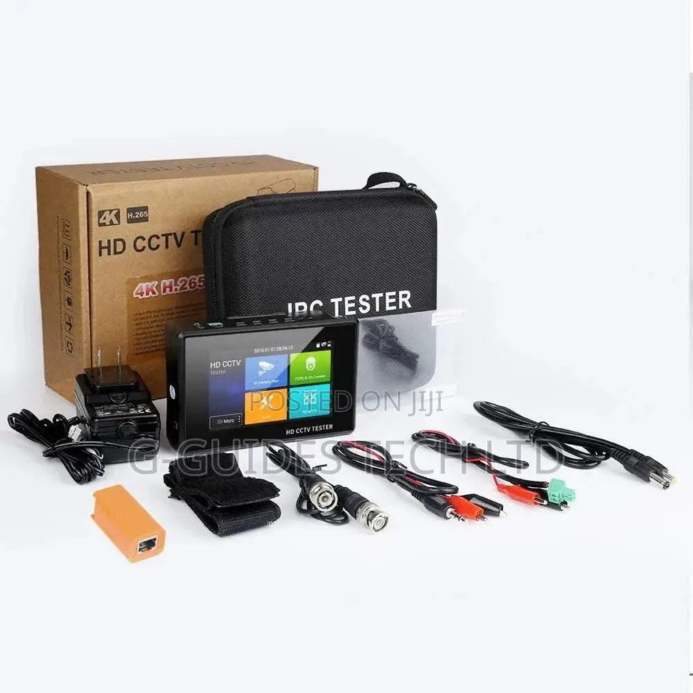 5 in 1 CCTV Camera Tester for Ip and Analog Cameras Up to 8mp