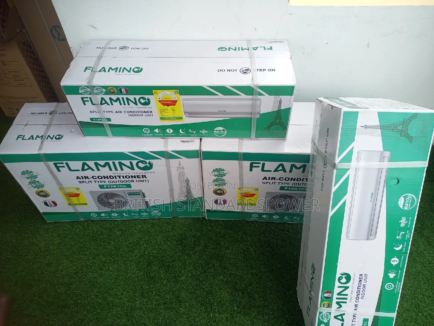 Brisk 1.5hp Flamino Air Conditioner Systematic Split