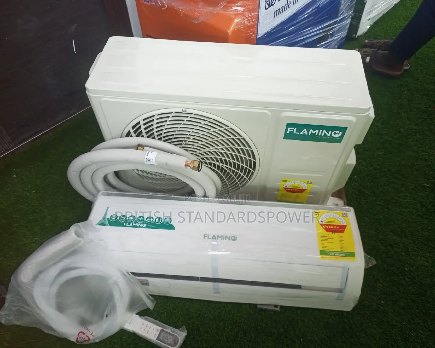 Remarkable Auto Restart 1.5hp Flamino Air Conditioner Set