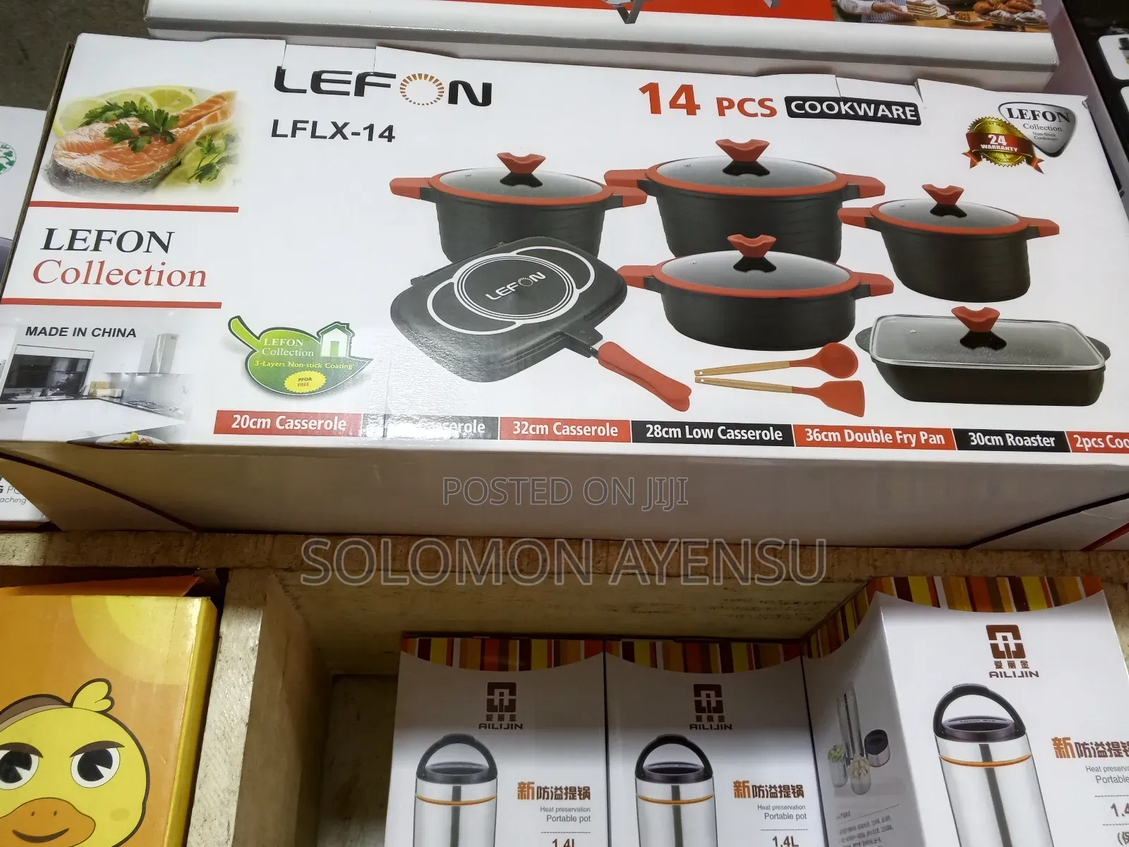 14 Pieces Lefone Cookware Set