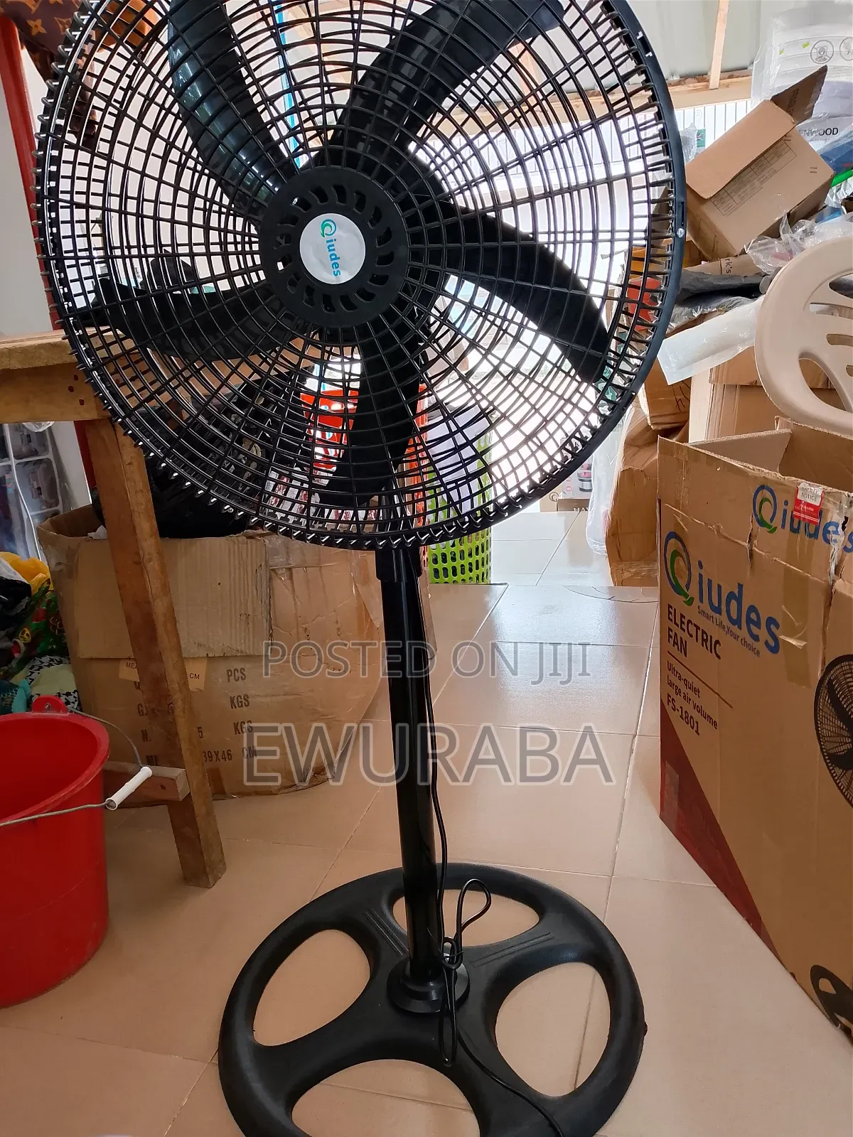 18" Energy Saving Ultra Quiet Electric Standing Fan