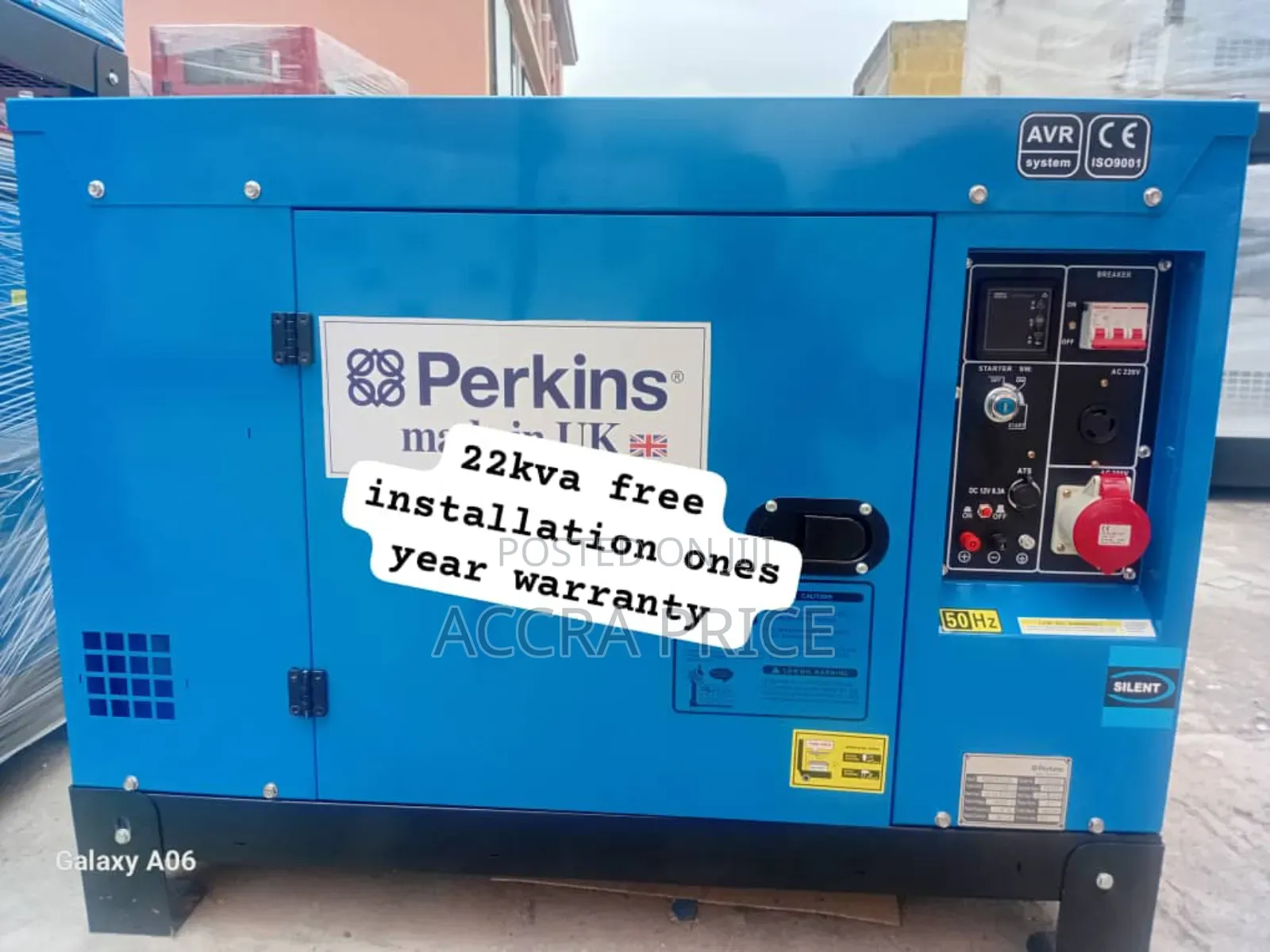 Harness the Invisible Force Perkins 22kva Diesel Generator