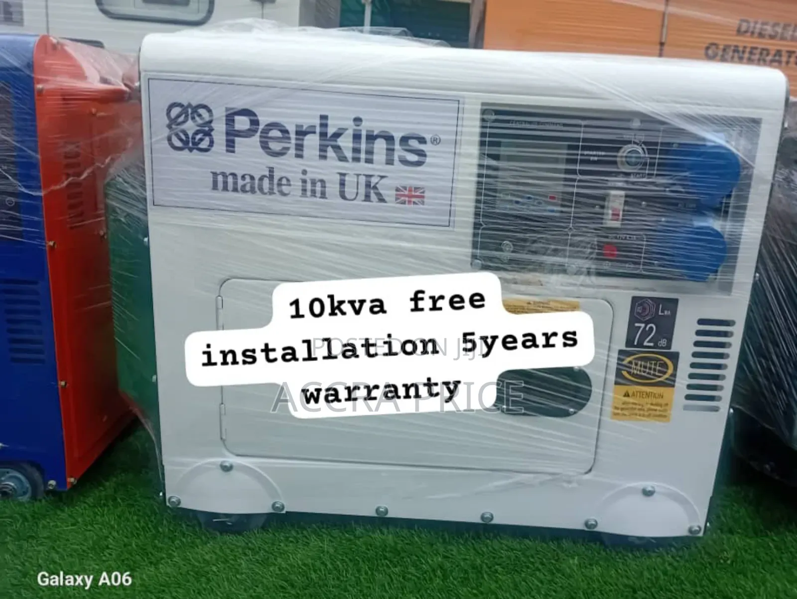 Your Silent Sentinel Perkins 10kva Diesel 13000watts Diesel