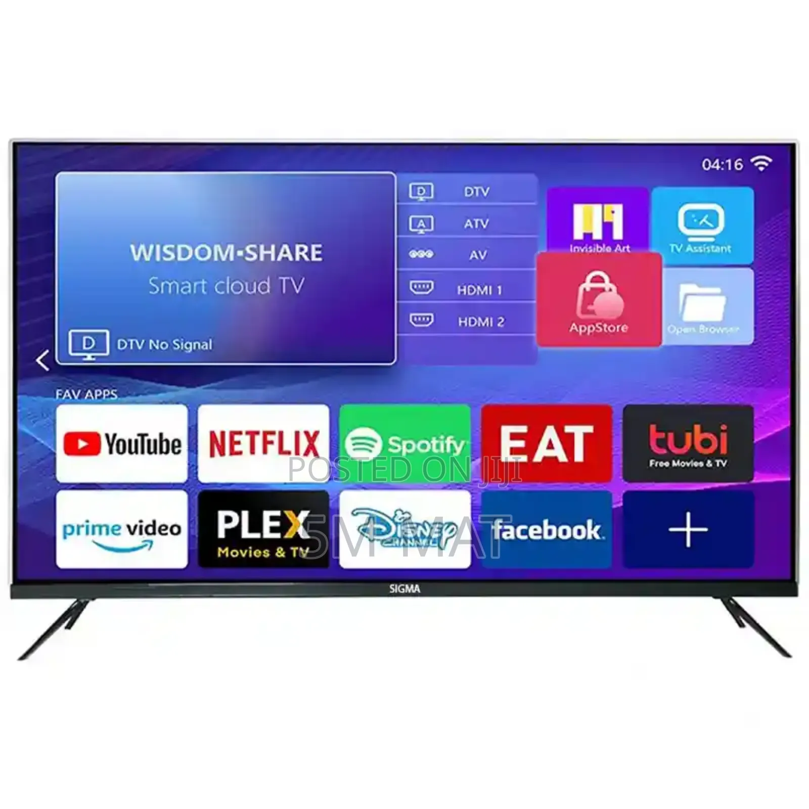 Sigma 43 Inch Smart Digital FHD Led Tv Icast Frame