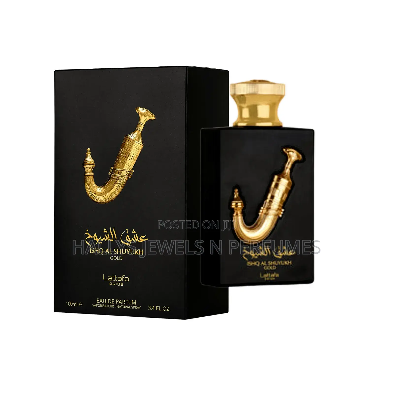 Ishq Al Shuyukh Gold Perfume by Lattafa, 100ml, Unisex