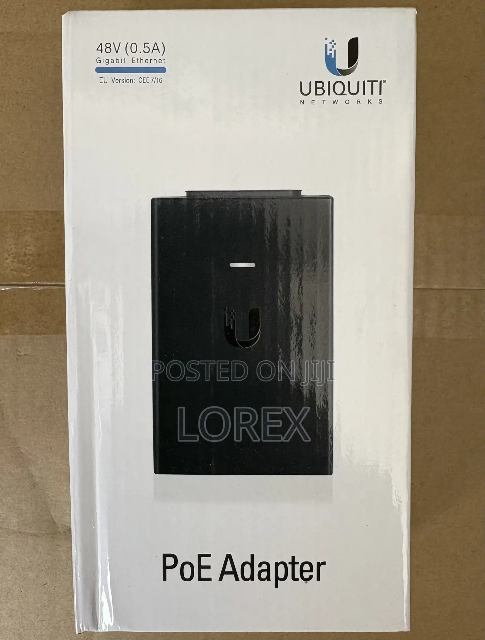 Ubiquiti Poe Adapter 48v Poe-48-24w-G+Gigabit Lan Port