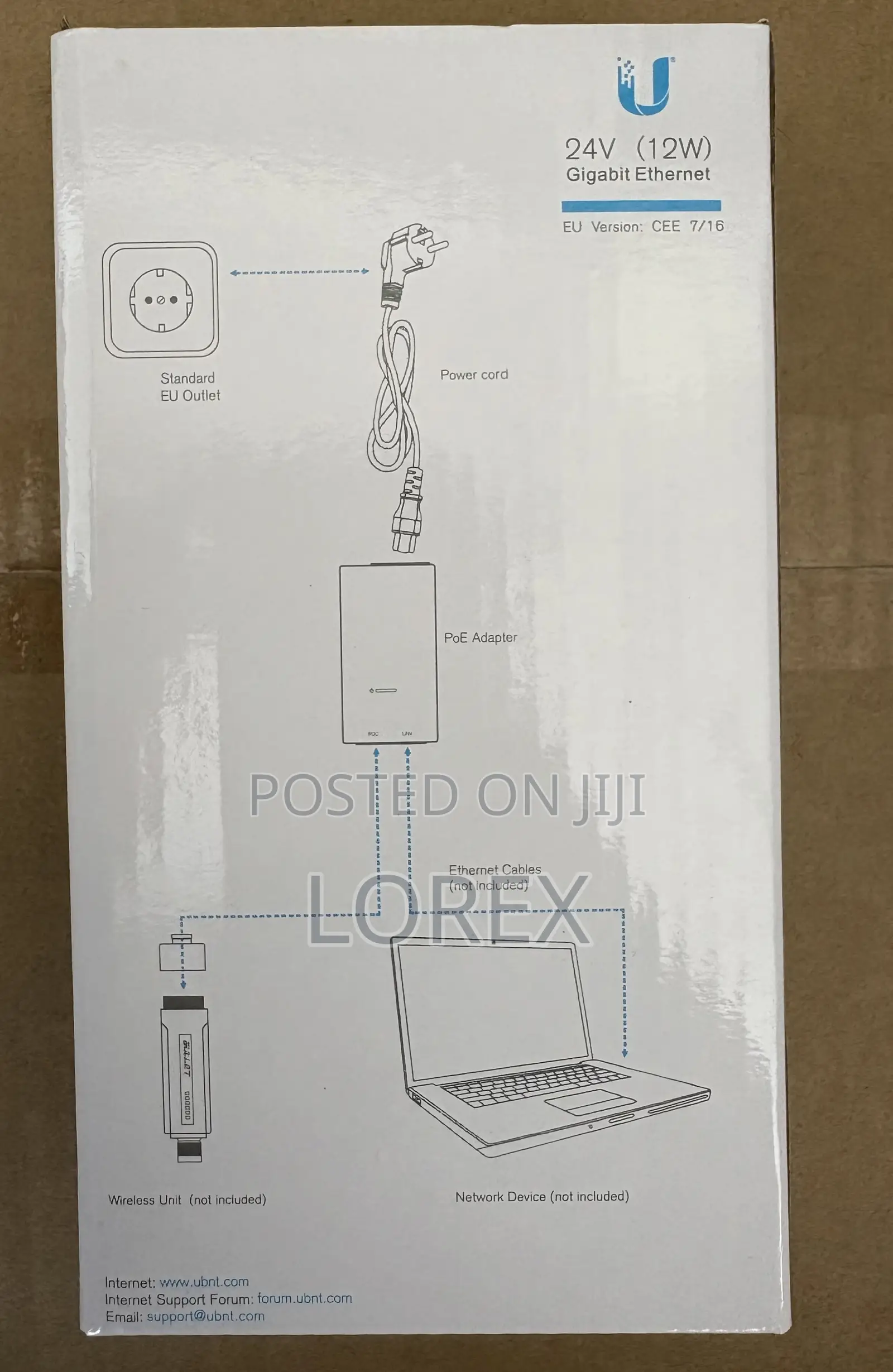 Ubiquiti Gigabit Poe Adapter 24v