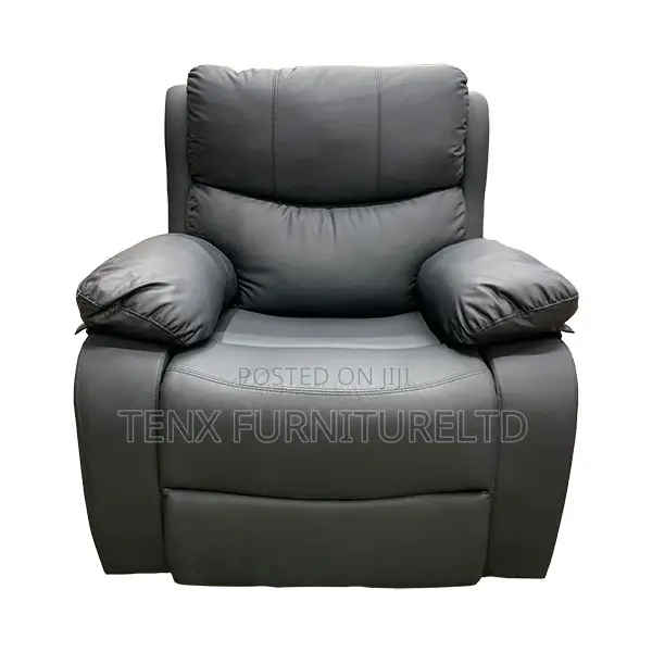 Recliner With Swivel (Black)Chair