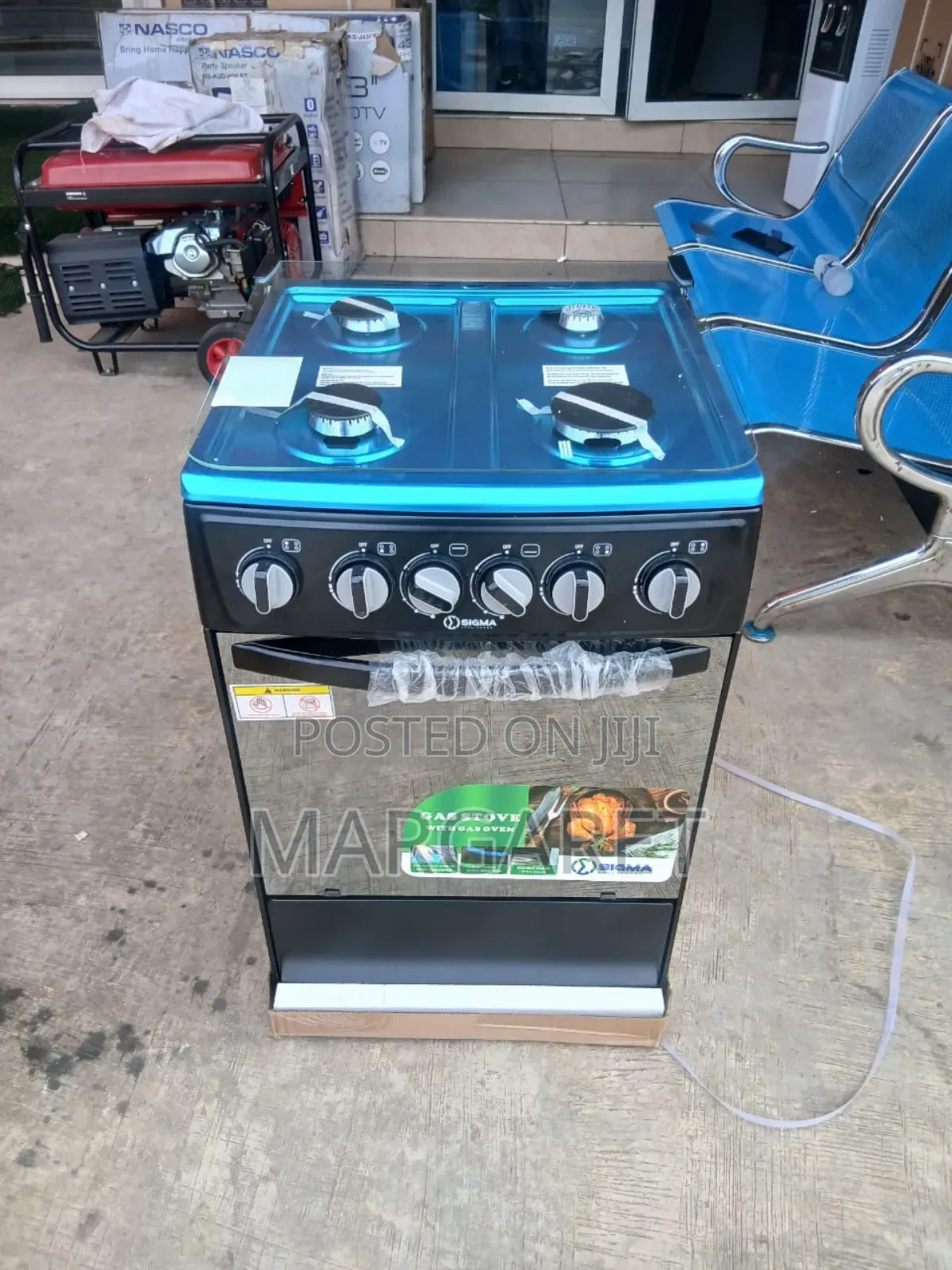 Sigma 4 Burners Gas Cooker Oven and Grill