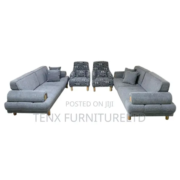 Sofa Set 3+3+1+1 Chair Walnut (Accasia)