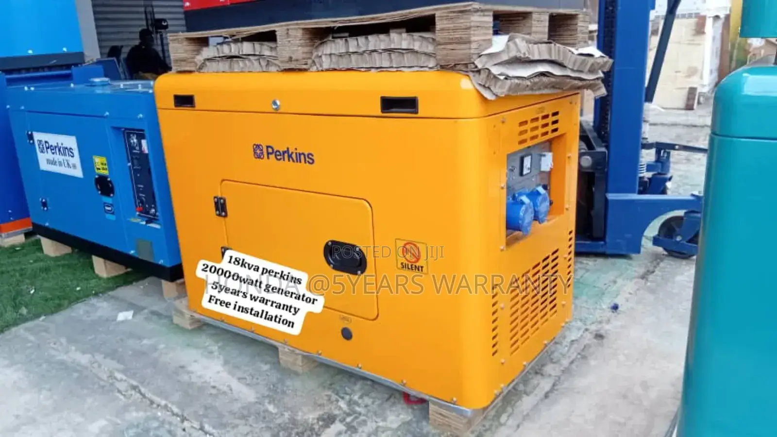 Clean Energy Source Perkins 18kva 20000watt Generator 18kva