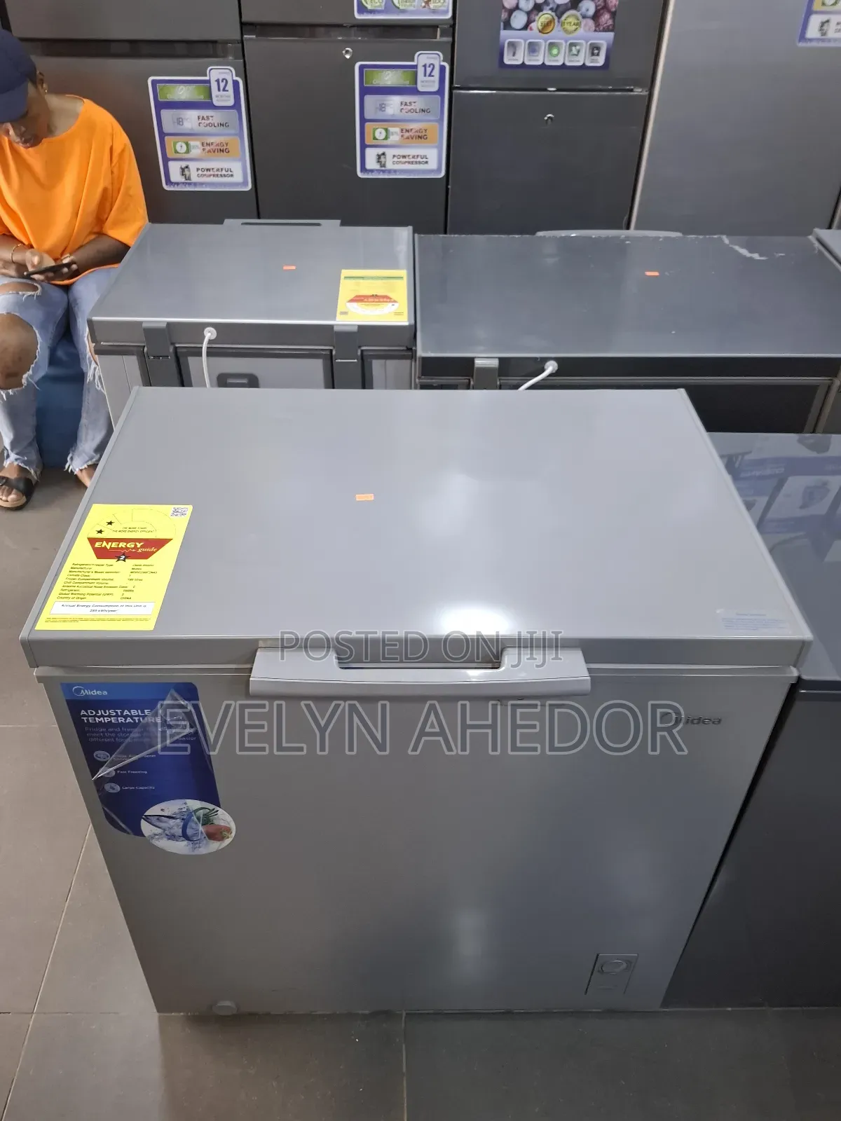 Affordable Midea 198 Litres Chest Freezer Available