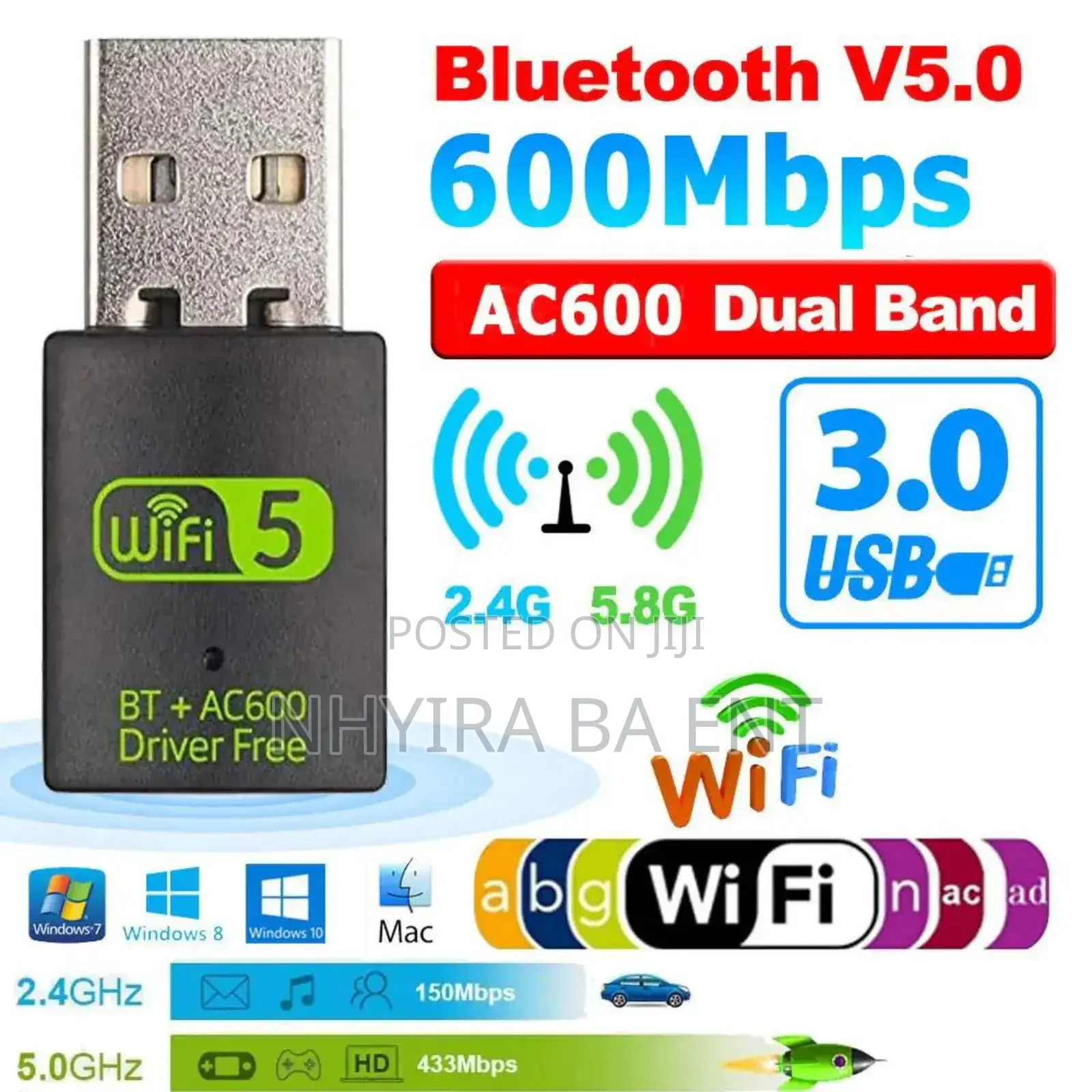 Wifi and Bluetooth Card and More Accessories Available
