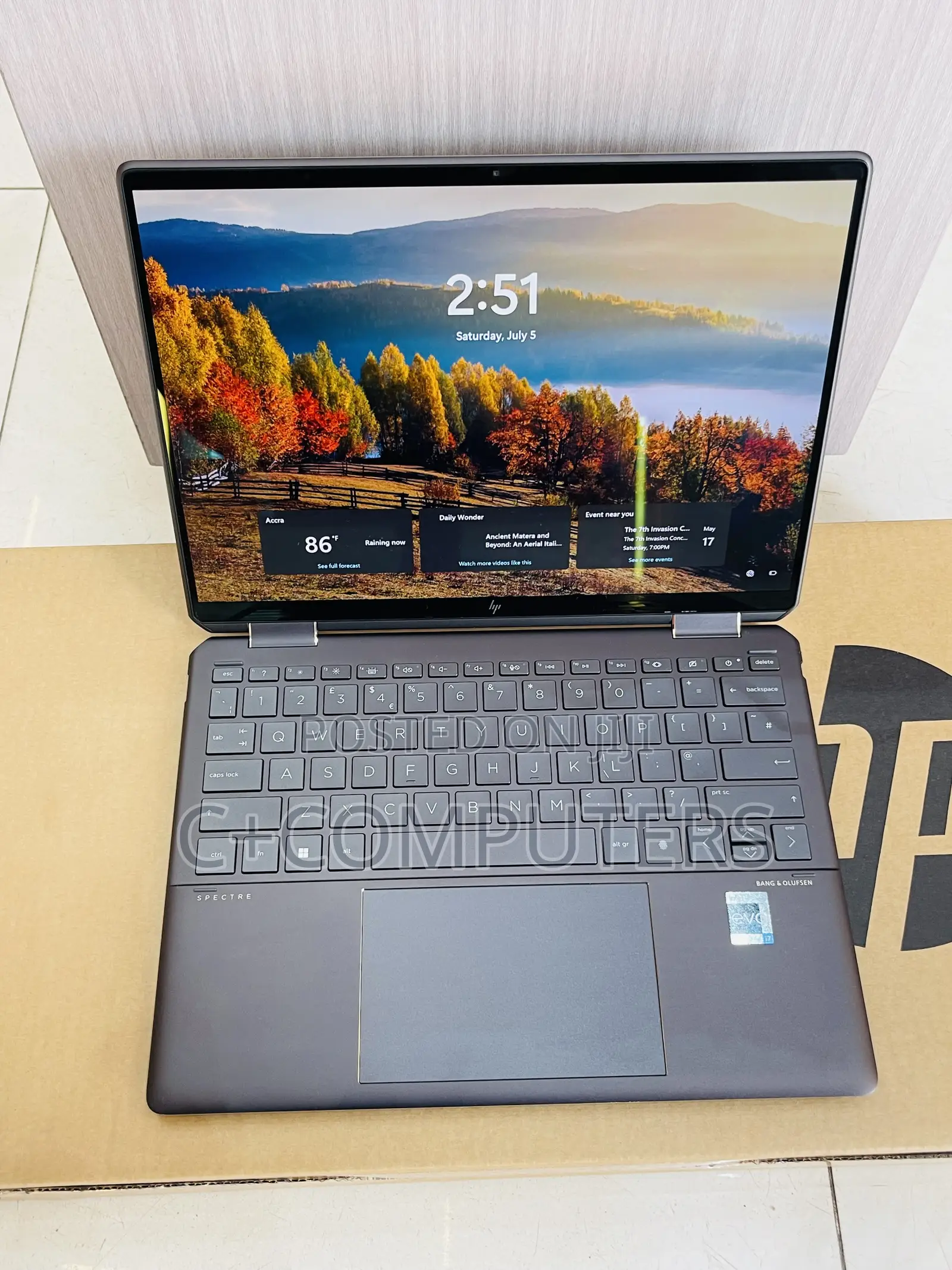 Laptop HP Spectre X360 13 16GB Intel Core i7 SSD 512GB
