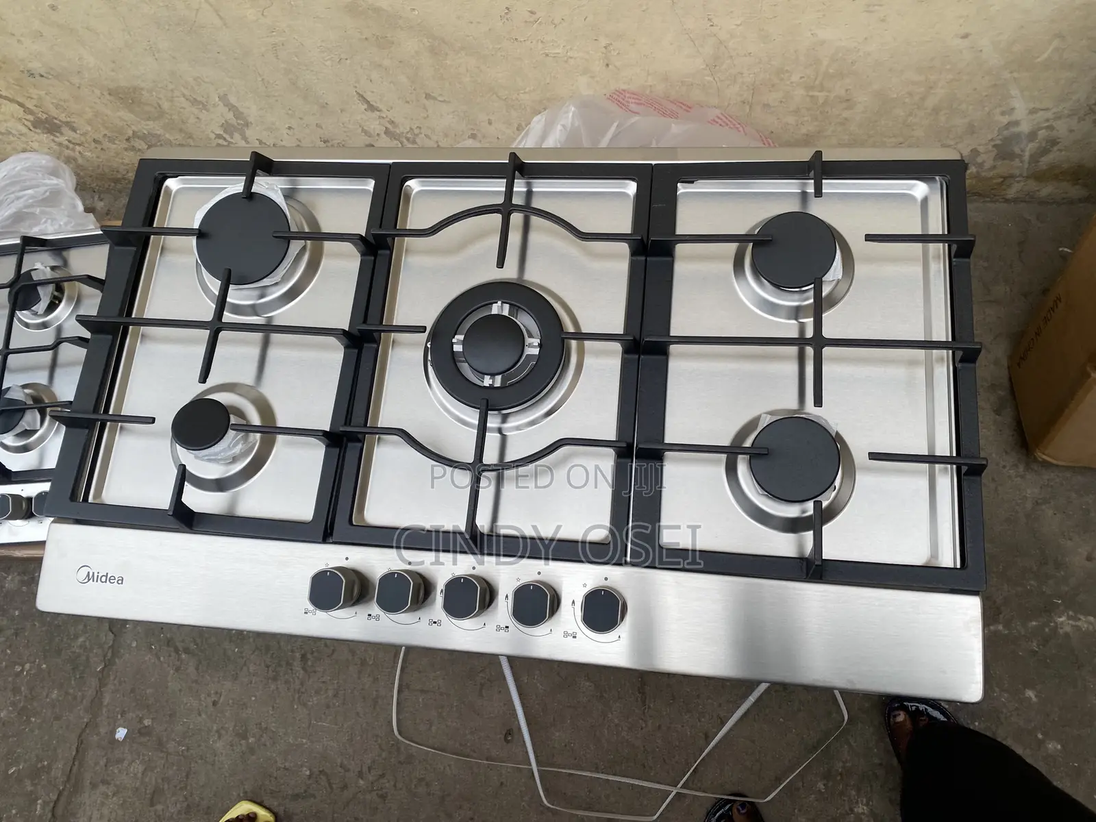 Self Directed Midea 5burner Built in Gas Hob Gas Cooker