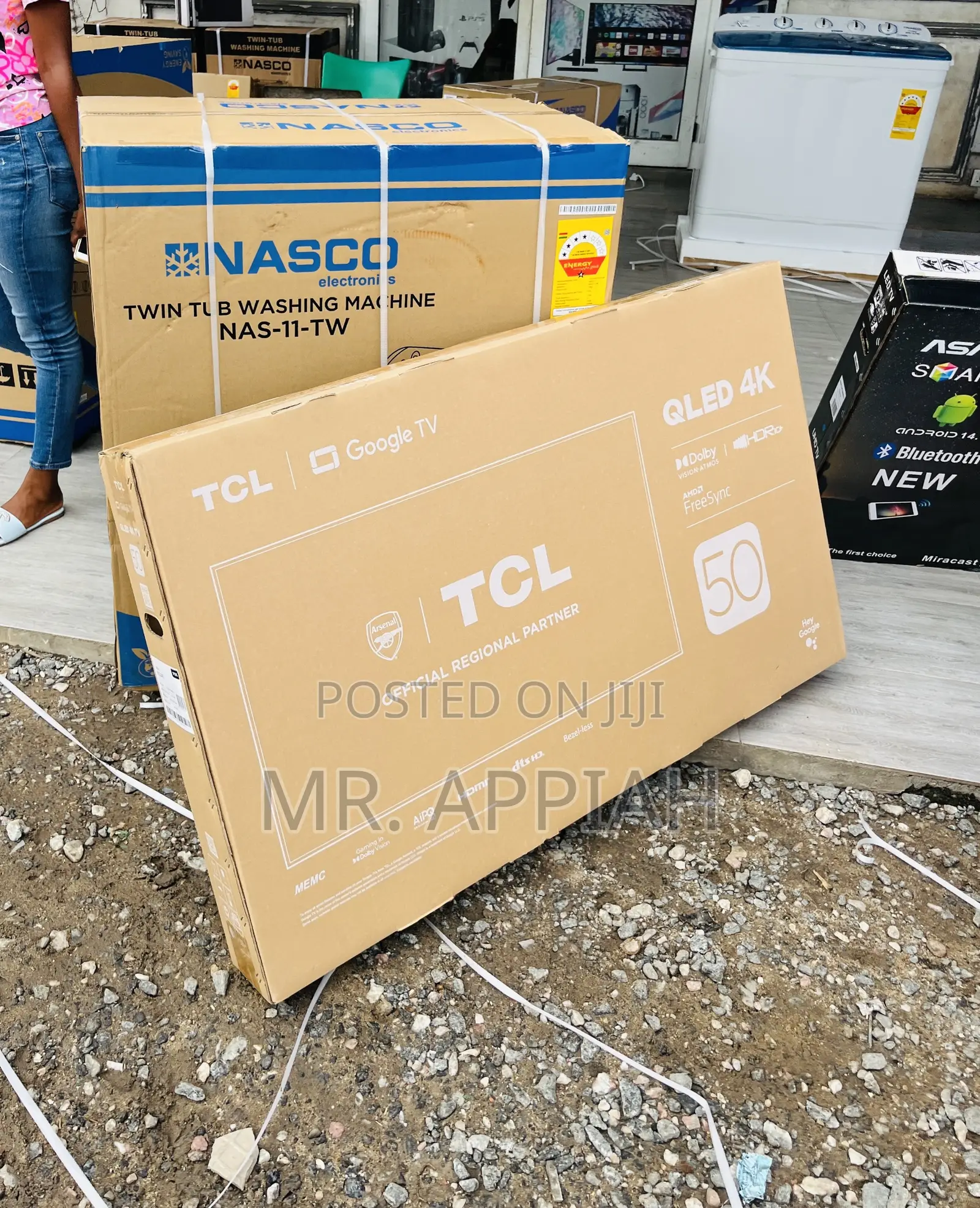 Get Premium TCL 50c645 50” Qled Smart Television.