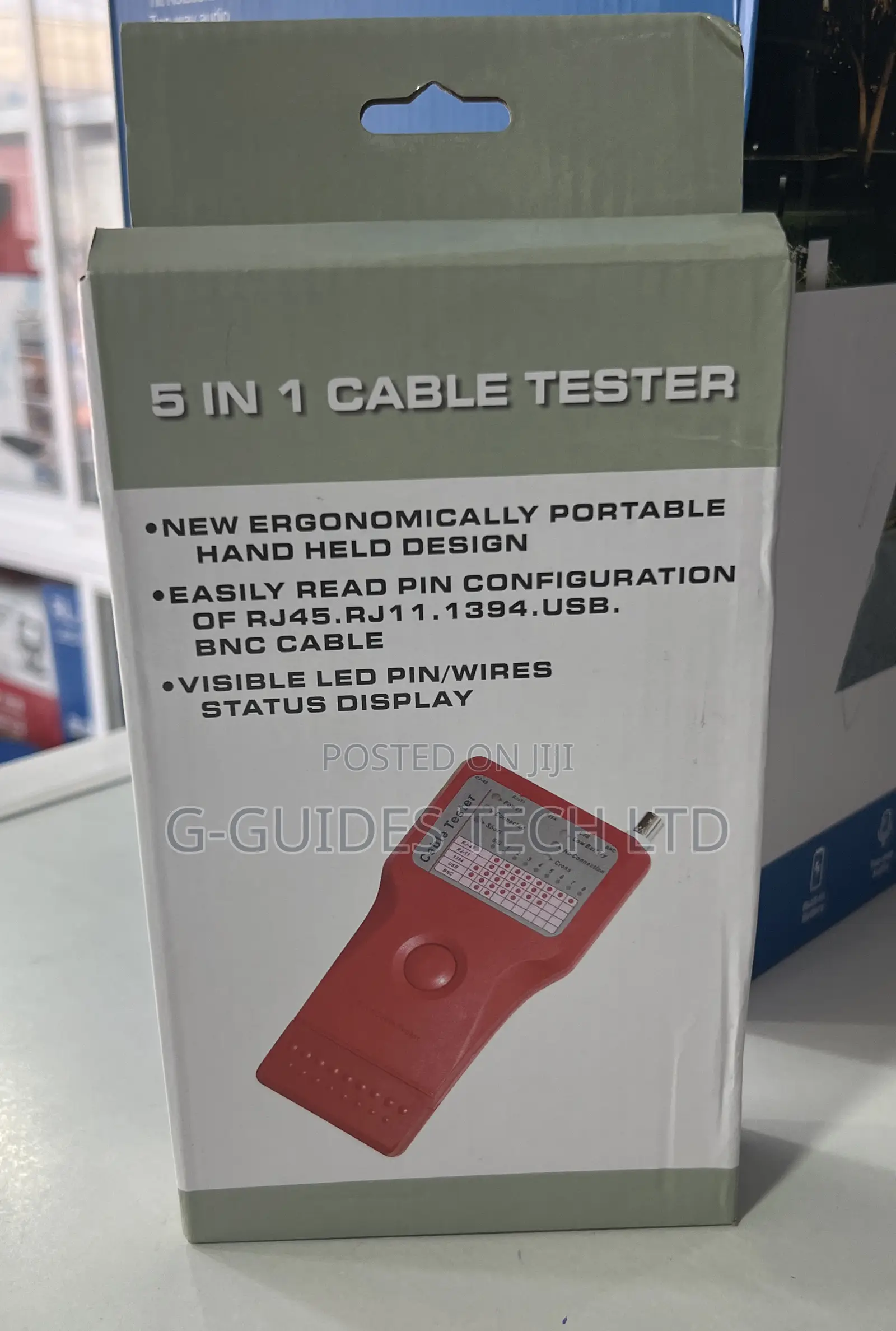 5 In 1 Network Cable Tester , 5 In 1 Networking Cable Tester