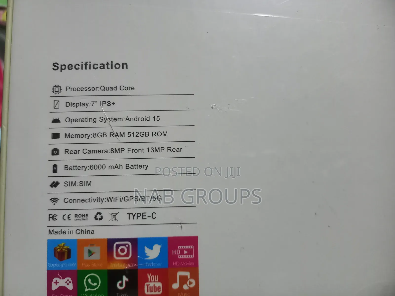 New Tablet 512 GB